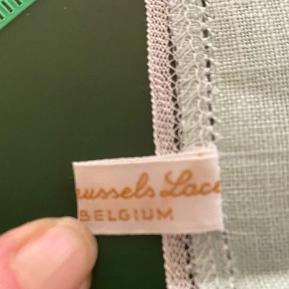 Belgian and Handmade Lace Set - Picture 8 of 8